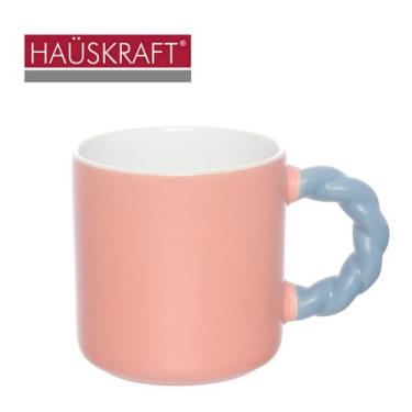 Imagem de Caneca de porcelana rosa twist hauskraft 360ml