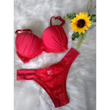 Imagem de Conjunto de renda em microfibra - Milena