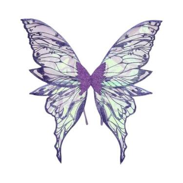 Imagem de Fantasia De Asas De Anjo Brilhantes Para Adultos, Para Festa De Hallow
