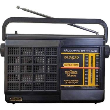 Imagem de Rádio Portátil Motobras Rm-pft22ac 2 Faixas Preto