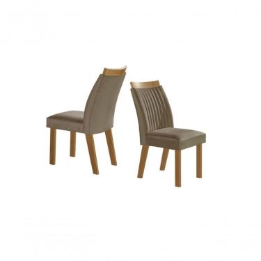 Imagem de Cadeiras Para Mesa De Jantar Estofada - Dara - Lj Móveis