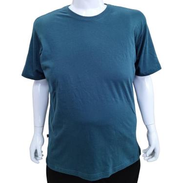 Imagem de Camiseta Básica Lisa Diversas Cores Algodão Confort Plus Size Tamanho Especial G1 ao G9-Masculino
