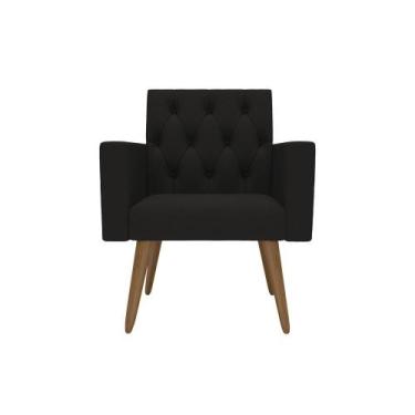 Imagem de 1 Poltrona Decorativa Para Recepção Sala de Espera Consultório Thais -