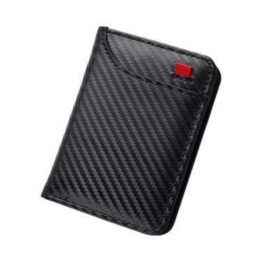 Imagem de Carteira Mini Vertical Masculina Para Múltiplos Cartões, Carteira Para
