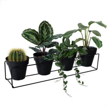 Imagem de Suporte Aramado de Ferro para Vasos  Ideal para Decoração de Salas e J