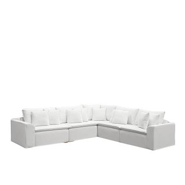 Imagem de Sofá Modular Rivieira 280cm Linho - Meu Estofado