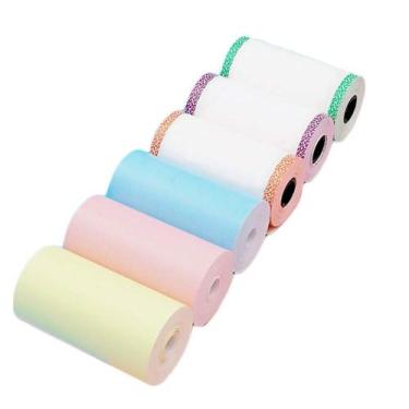 Imagem de Papel térmico 6 rolos 57x30mm para impressora móvel de bolso - TITA-DO