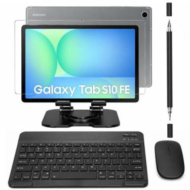 Imagem de Kit Para Galaxy Tab S10 FE Plus Película + Teclado e Mouse Bluetooth +