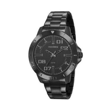 Imagem de RELÓGIO MONDAINE MASCULINO PRETO 99406GPMVPE2-Masculino