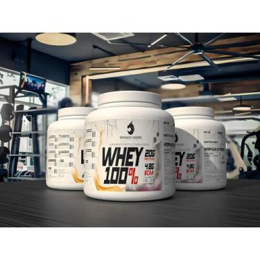 Imagem de Whey Protein Concentrado Premium 20g 1,9 kg Creme Baunilha - DRAGON NE