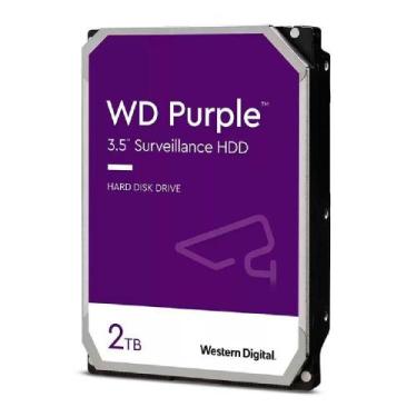 Imagem de Hard Disk Wd Purple 2tb 5400rpm Sata Iii 6gb/s Cache 256mb Wd23purz - 