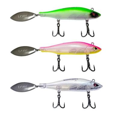 Imagem de Kit 3 Iscas Artificiais Pesca Meia Água Lori Face 85 8,5cm 20g, Kit 2
