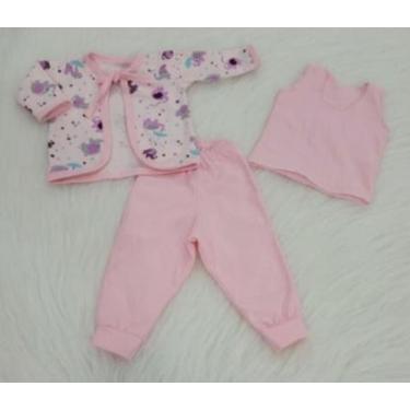 Imagem de Conjuntinhos Pagão RN - Lena baby, Rosa estampado, Verde estampado