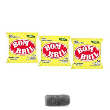 Imagem de Kit com 3 Pacotes Com 6 Esponjas De Aço Bombril
