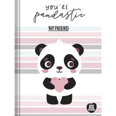 Imagem de Agenda Permanente Pandinha My Friend Costurada 64 Folhas 3 Dias Por Pá