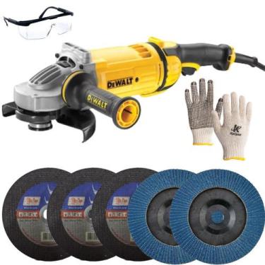 Imagem de Lixadeira Dewalt Angular 7" Dwe4557  Com Acessórios e Kit, 220V