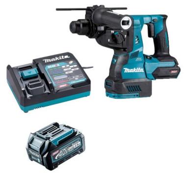 Imagem de Martelete Combinado 28mm 40v XGT HR003 Bat 2.5Ah Makita 220v