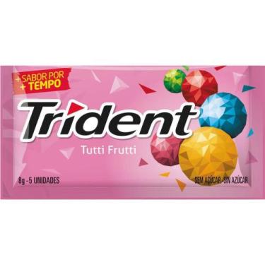 Imagem de Chiclete trident sabor tutti-fruit 8,5g - Kraft foods brasil