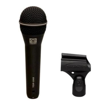 Imagem de Microfone Profissional de Mão para Vocal com Fio Dinâmico Supercardiói