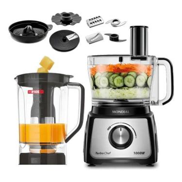 Imagem de Multiprocessador Turbo Chef 9 em 1 Mondial 1000W MPN-01-BF