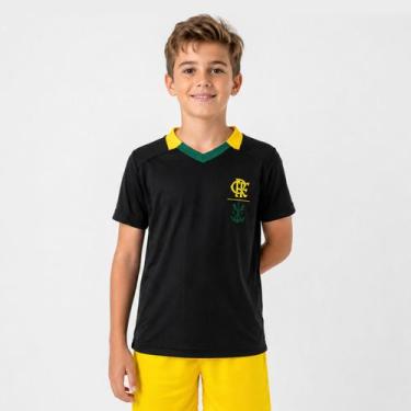 Imagem de Camisa Flamengo Sonho Infantil Preta - Braziline, 6 ANOS