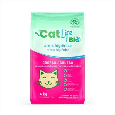 Imagem de Areia Higiênica Cat Life Grãos Grossos Para Gatos 4kg