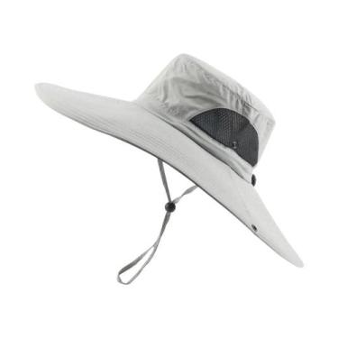 Imagem de Chapéu De Sol Unissex Com Aba Larga, Proteção UV, Respirável, Para Pes