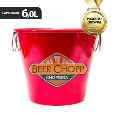 Imagem de Balde De Gelo Para Garrafa Vinho Cerveja Alumínio Beer Chopp - TKS, Br