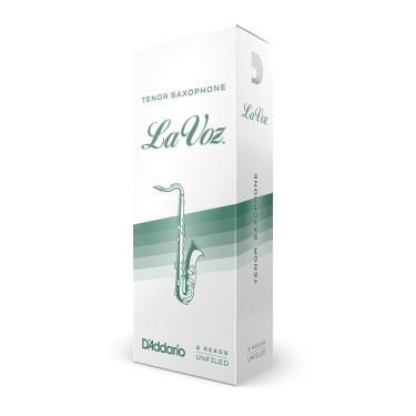 Imagem de Palheta para Sax Tenor La Voz RKC05MS Medium-Soft Corte Americano com 5 Unidades DD Woodwinds