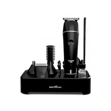 Imagem de Aparador de Pelos Britânia BAP23 Multigroom sem Fio à Prova D'água 11 em 1 Aço Inoxidável Preto Bivolt