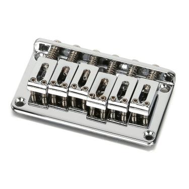 Imagem de Ponte para Guitarra Fixa JPN-CR com Saddles de Zinco Fundido Cromada Spirit