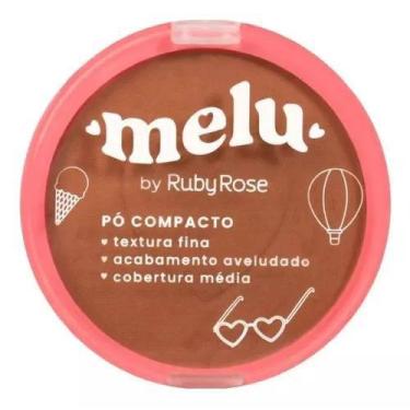 Imagem de Pó Facial Compacto Melu - Ruby Rose Acabamento Avelulado E160