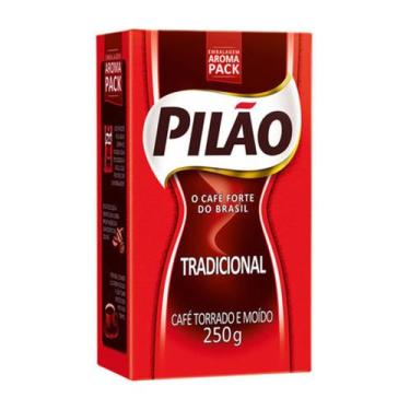 Imagem de Café Pilão Torrado e Moído Tradicional a Vácuo 250g