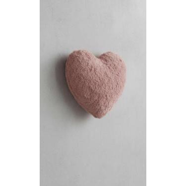 Imagem de Almofada Coração Pelúcia Pelo Curto Rose 45x35cm - Congratulations Sto