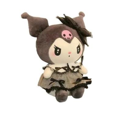 Imagem de Brinquedo De Pelúcia Kawaii Sanrio De 25cm, Cão Jade Kuromi, Boneco De