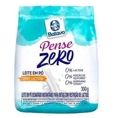 Imagem de Leite em Pó Instantâneo Desnatado Batavo Pense Zero, Zero Lactose, 300g