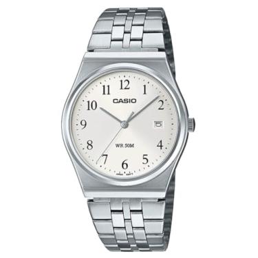 Imagem de Casio MTP-B145D-7BV Relógio Analógico Masculino Aço Inoxidável Prata
