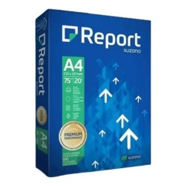 Imagem de Papel Sulfite Premium A4 Report 75g Folhas Branco 500 Folhas Branco