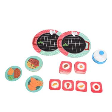 Imagem de Jogo de correspondência de quebra-cabeça de comida, flexibilidade de mão de treinamento, de cor brilhante, tabuleiro de quebra-cabeça de comida, brinquedos para pagamento diário