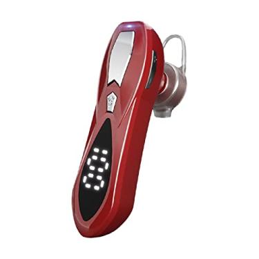 Imagem de Fones de ouvido Bluetooth sem fio, fones de ouvido Bluetooth 5.0 portátil, fone de ouvido esportivo estéreo, azul, vermelho