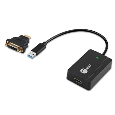 Imagem de SIIG Adaptador USB para HDMI, Conversor de vídeo multivisor USB 3.0/2.0 para HDMI Cabo - para Windows e Mac, PC, laptop, desktop, monitor, TV, usando a tecnologia DisplayLink (JU-H30H11-S1)