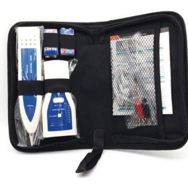 Imagem de Kit Localizador De Cabos Rj11 Rj45 Zumbidor + Testador Rede