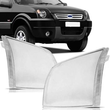 Imagem de Par Lente Farol Ford Ecosport 2003 2004 2005 2006 2007
