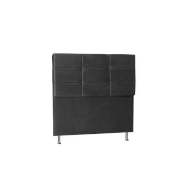 Imagem de Cabeceira Tóquio 1,60 Cm Cama Box Queen Suede Cinza