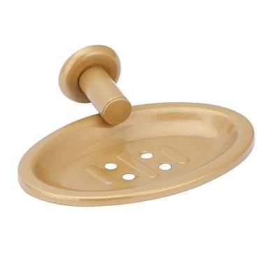 Imagem de Saboneteira Inox Banheiro Parede Porta Sabonete Gold/Dourado