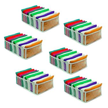 Imagem de Colmeia Organizadora de Gaveta Kit 6 peças G para camisetas 6G