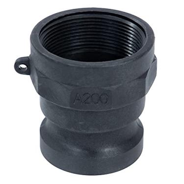 Imagem de Quafwia 1 peça de conexões de bloqueio de came de poliéster 5 cm padrão peça A encaixe de mangueira de sulco de came 2 conexões de camlock, adaptador macho de 5 cm x 5 cm conexão de camlock fêmea 5 cm