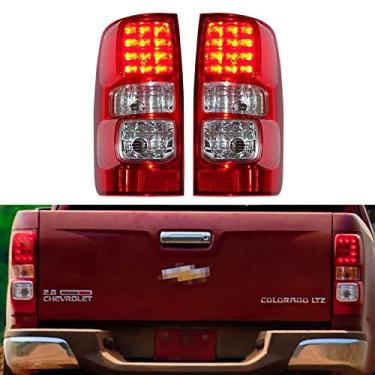 Imagem de JESYMBX Para Holden Colorado 2012-2020 Luz de LED de freio traseiro esquerdo/direito, luz de lembrete de seta, lado direito do passageiro