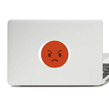 Imagem de Adesivo vermelho irritado fofo online Chat Happy Vinyl Emblema gráfico Laptop Notebook Decalque