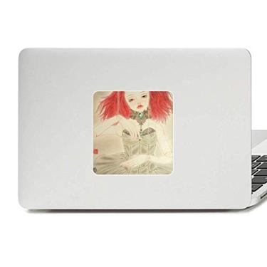 Imagem de Boneca de fantoche estilo chinês aquarela decalque vinil paster laptop decoração PC